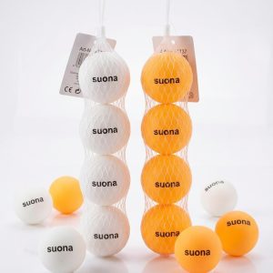 zebraas suona tischtennisbälle 8 stück orange, weiß suona tischtennisbäll