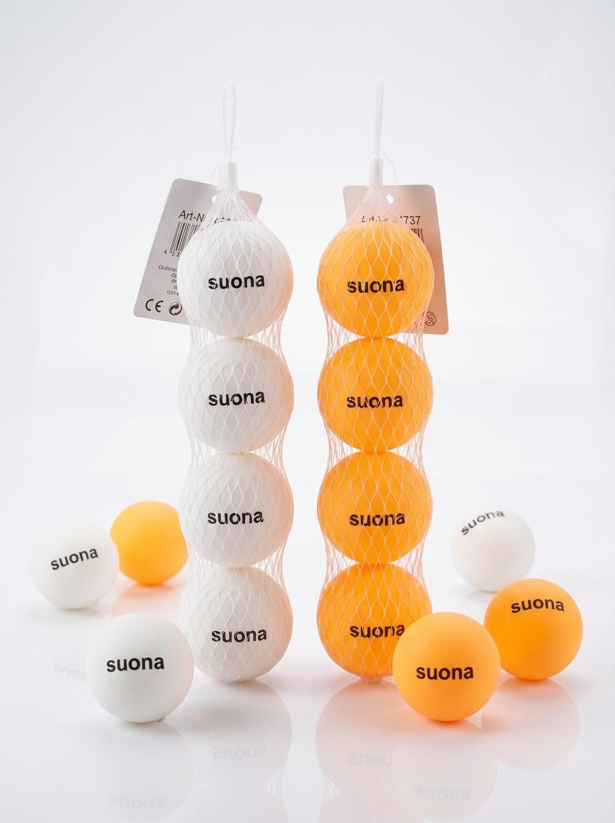 zebraas suona tischtennisbälle 8 stück orange, weiß suona tischtennisbäll zebraas suona tischtennisbälle 8 stück orange, weiß suona tischtennisbäll