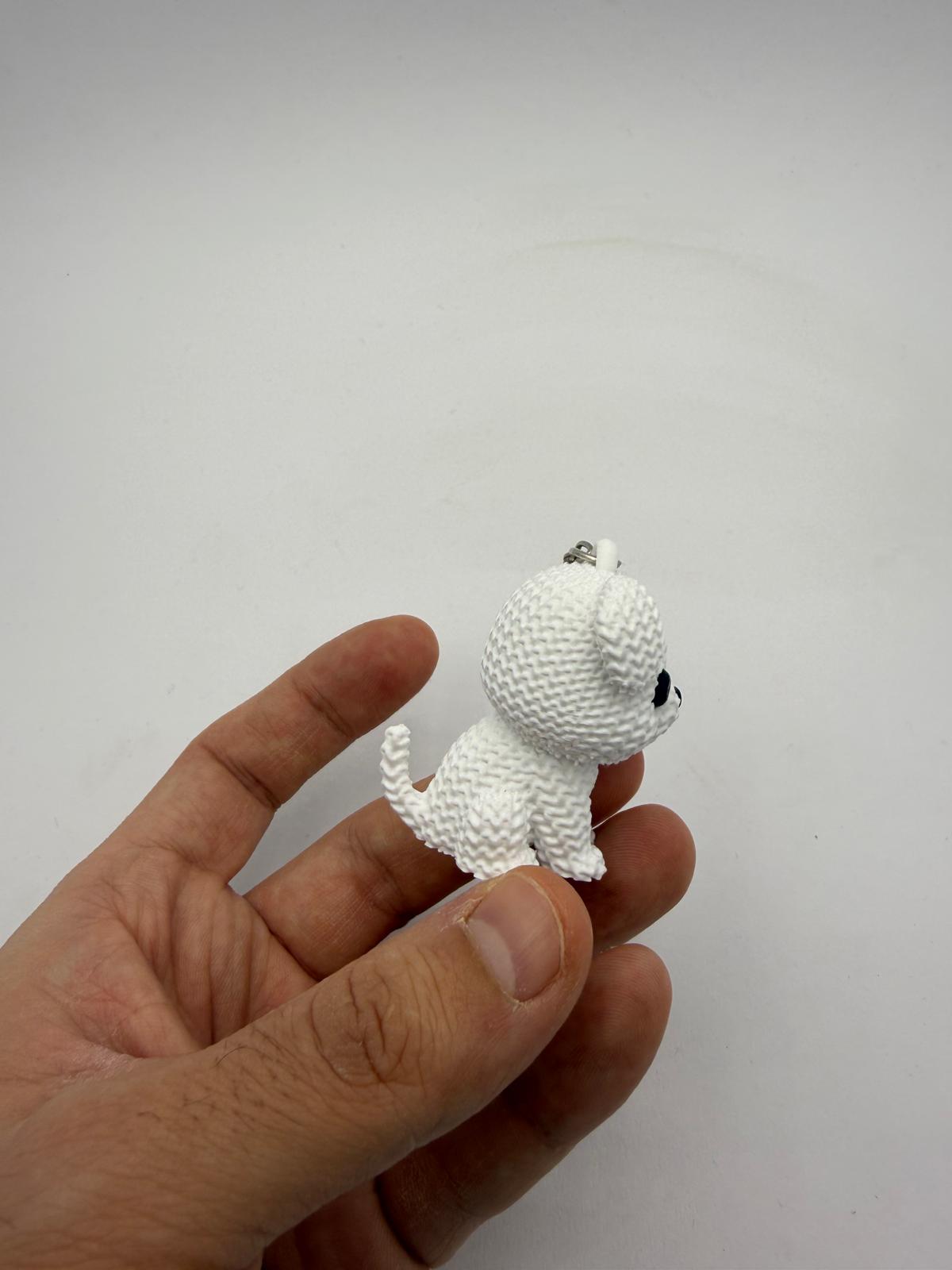 gestrickter welpe schlüsselanhänger gestrickter welpe schlüsselanhänger